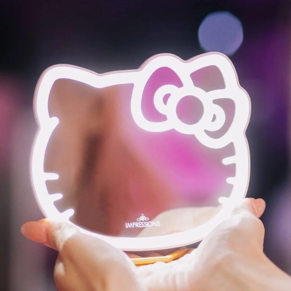 🩷Hello Kitty® Pocket Mirror with Ring Stand - Pink and Gold🩷